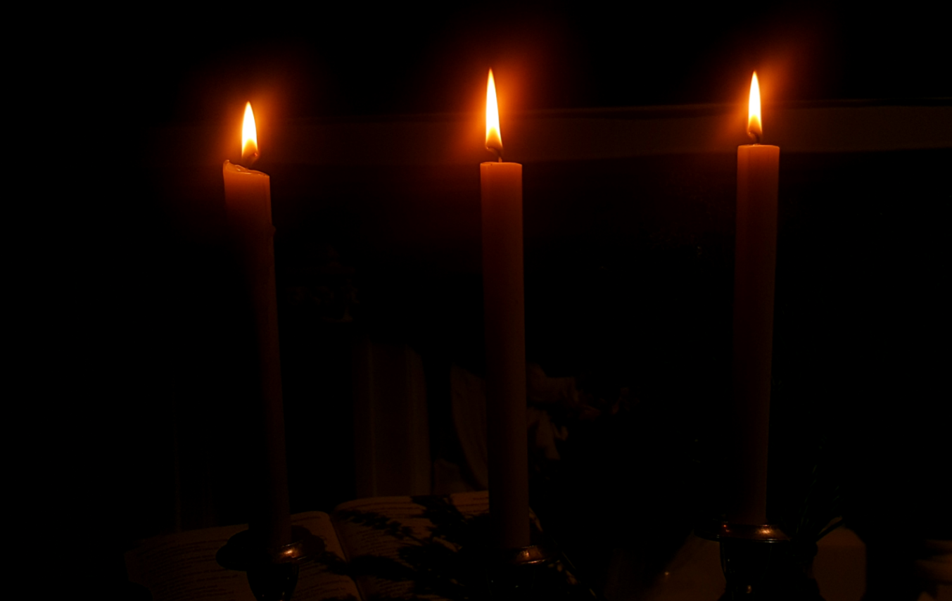 Three Candles Inside Kilmovee, Mayo.
